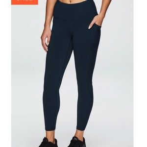 Black RBX Ribbed leggings with pockets